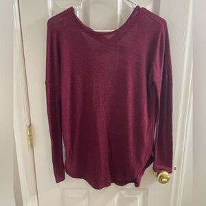 Cross back sweater top